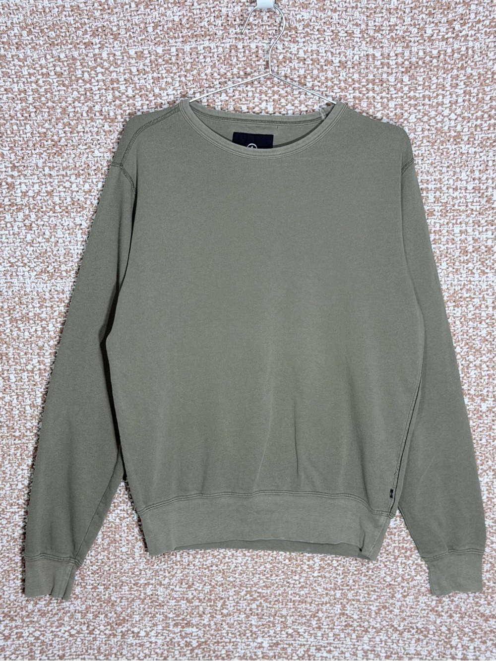 ✨ Aether | 100% COTTON | Made in 🇺🇸 | Olive Crewneck Sweatshirt | 1